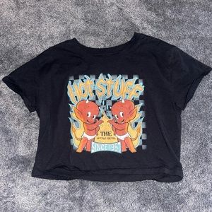 Hot Stuff cropped tee